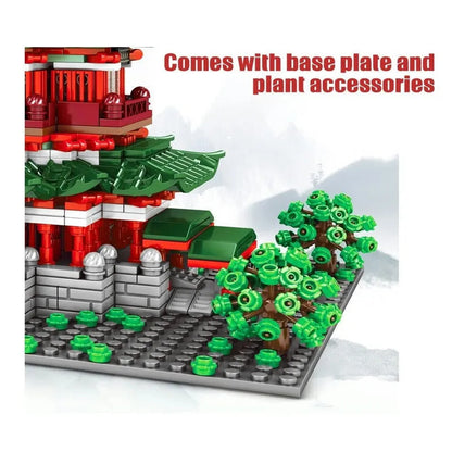 MOC Architecture Prince Pavilion House LED Bricks Toy
