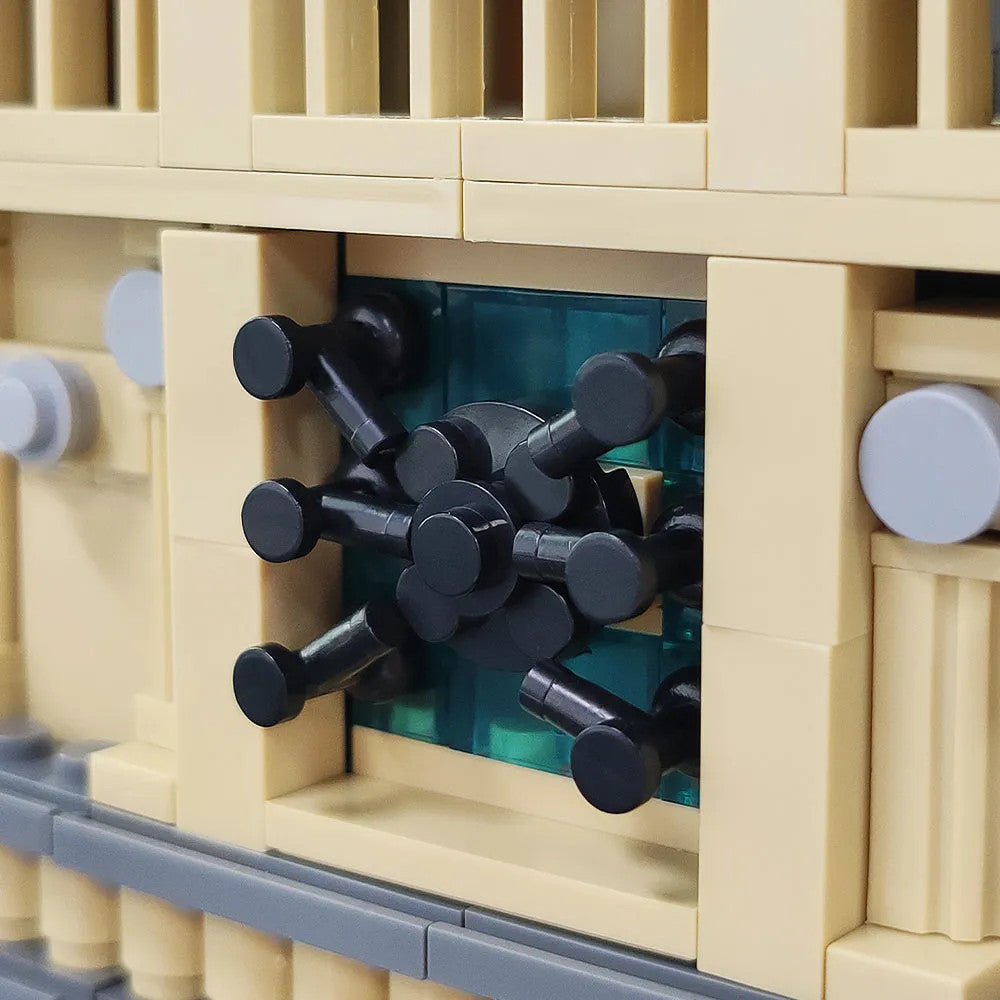 MOC Architecture Paris Notre Dame Cathedral Bricks Toy