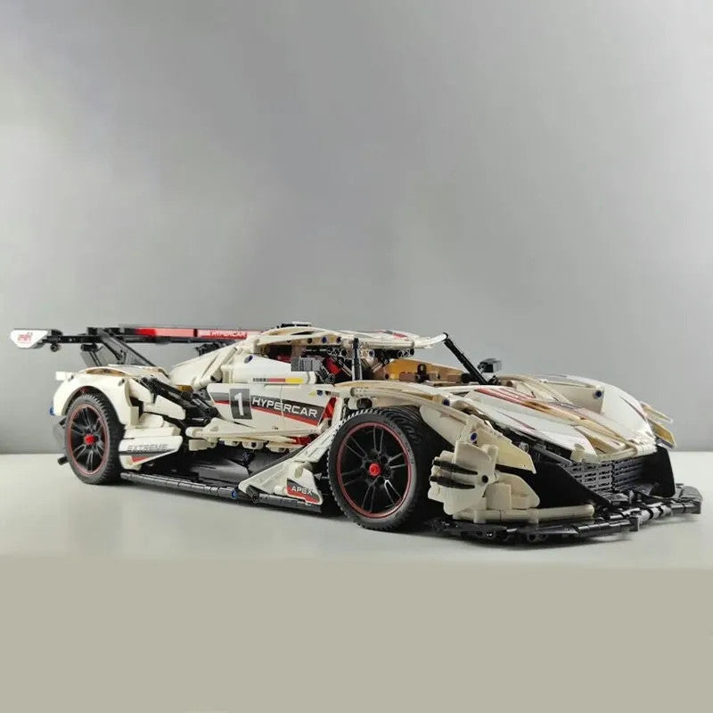Tech MOC RC Motorized Apollo IE Racing Car Bricks Toy 61053