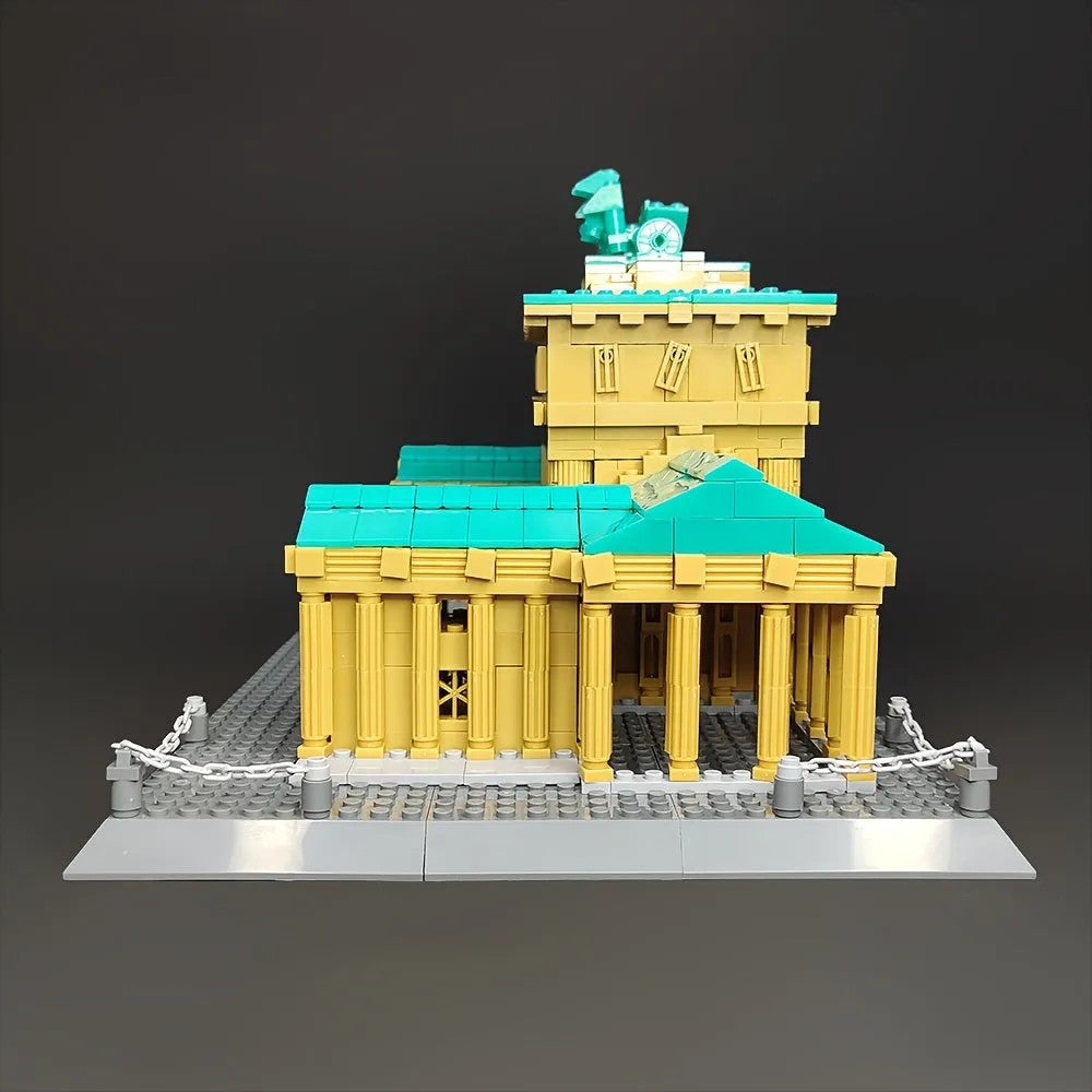 MOC Architecture Berlin Brandenburg Gate Bricks Toy
