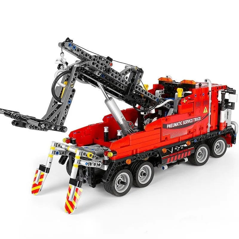 Tech RC APP Pneumatic City Service Truck Bricks Toy 19001