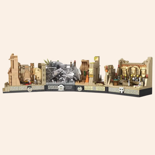 NEW Ancient Aztec Temple Pyramid Building Blocks Set Model Adults MOC Display