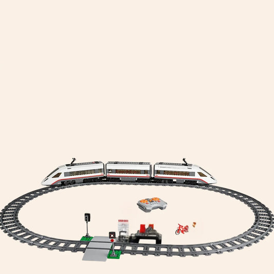 NEW High-Speed Passenger Train Building Blocks Set 610 pcs Unbranded City
