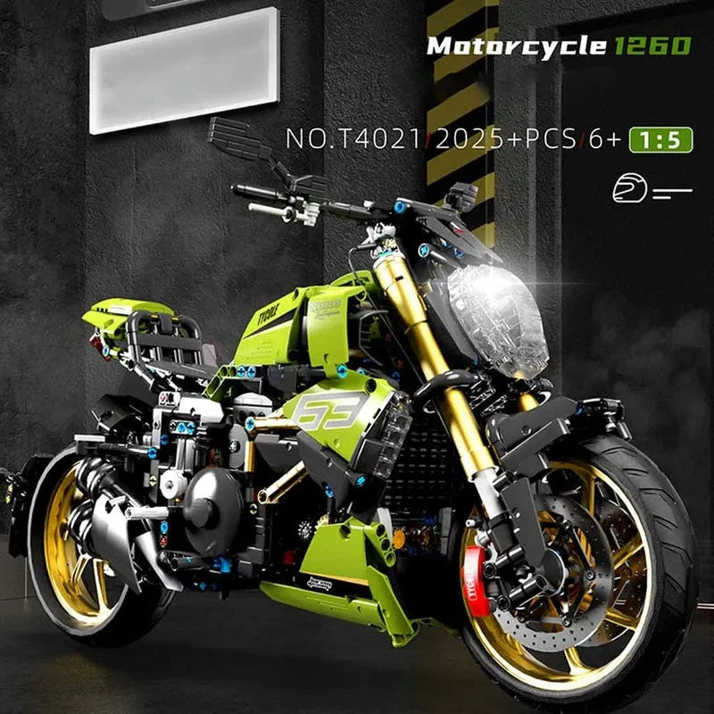 MOC Ducati Diavel 1260 Classic Motorcycle Bricks Toy T4021