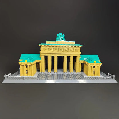 MOC Architecture Berlin Brandenburg Gate Bricks Toy