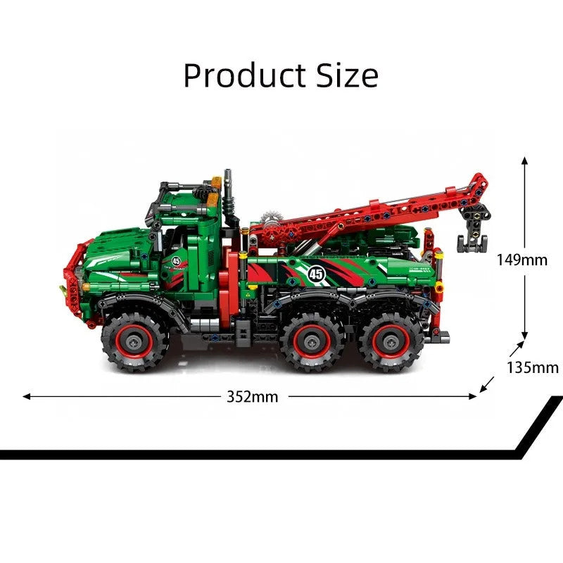 MOC City All Terrain Mountain Car Truck Bricks Toys