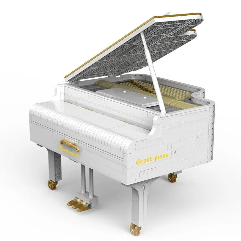 MOC Expert APP RC Dream White Piano Bricks Toys