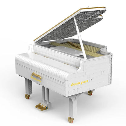 MOC Expert APP RC Dream White Piano Bricks Toys