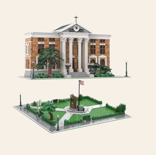 NEW Modular Clock Tower Courthouse Building Blocks Set Model Adults MOC City