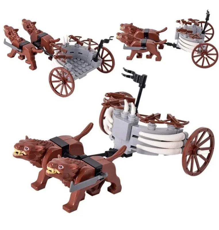 21 NEW CUSTOM Lego Lord of the Rings Uruk-hai Minifigs Orc Army Wolves Chariot