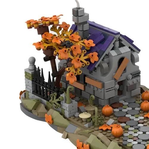 NEW 812PCS Witch House Fantasy Architecture Building Blocks Set