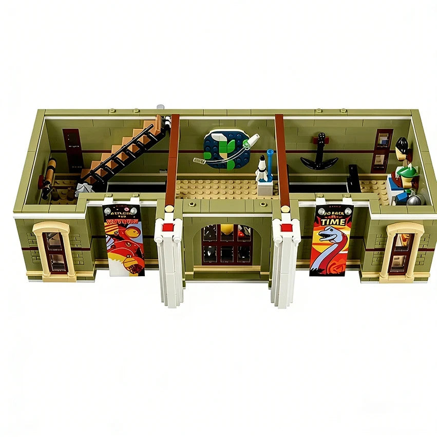 NEW 4014 NATURAL HISTORY MUSEUM BUILDING BLOCK SET WITH MINIFIGURES