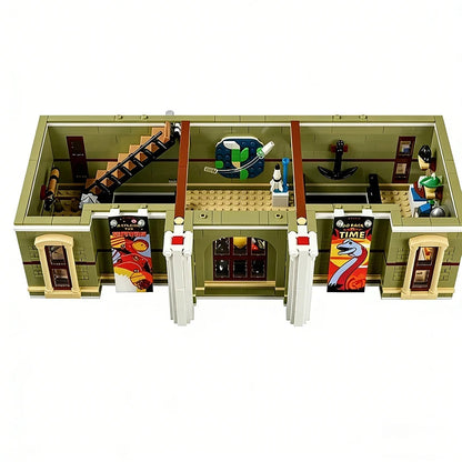 NEW 4014 NATURAL HISTORY MUSEUM BUILDING BLOCK SET WITH MINIFIGURES