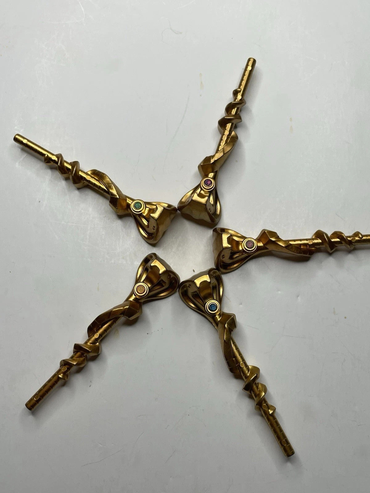NEW Ninjago Serpentine Generals Golden Staffs Custom Lego Weapons