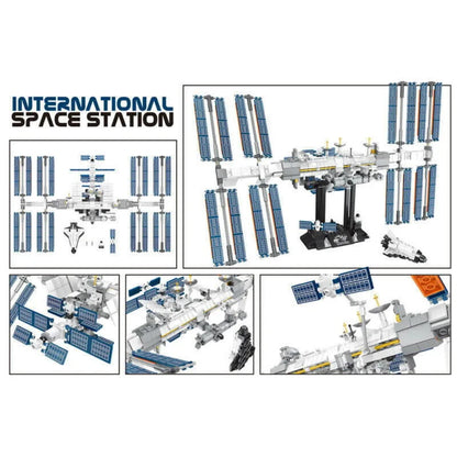 MOC Ideas International Space Station Bricks Toy 60004