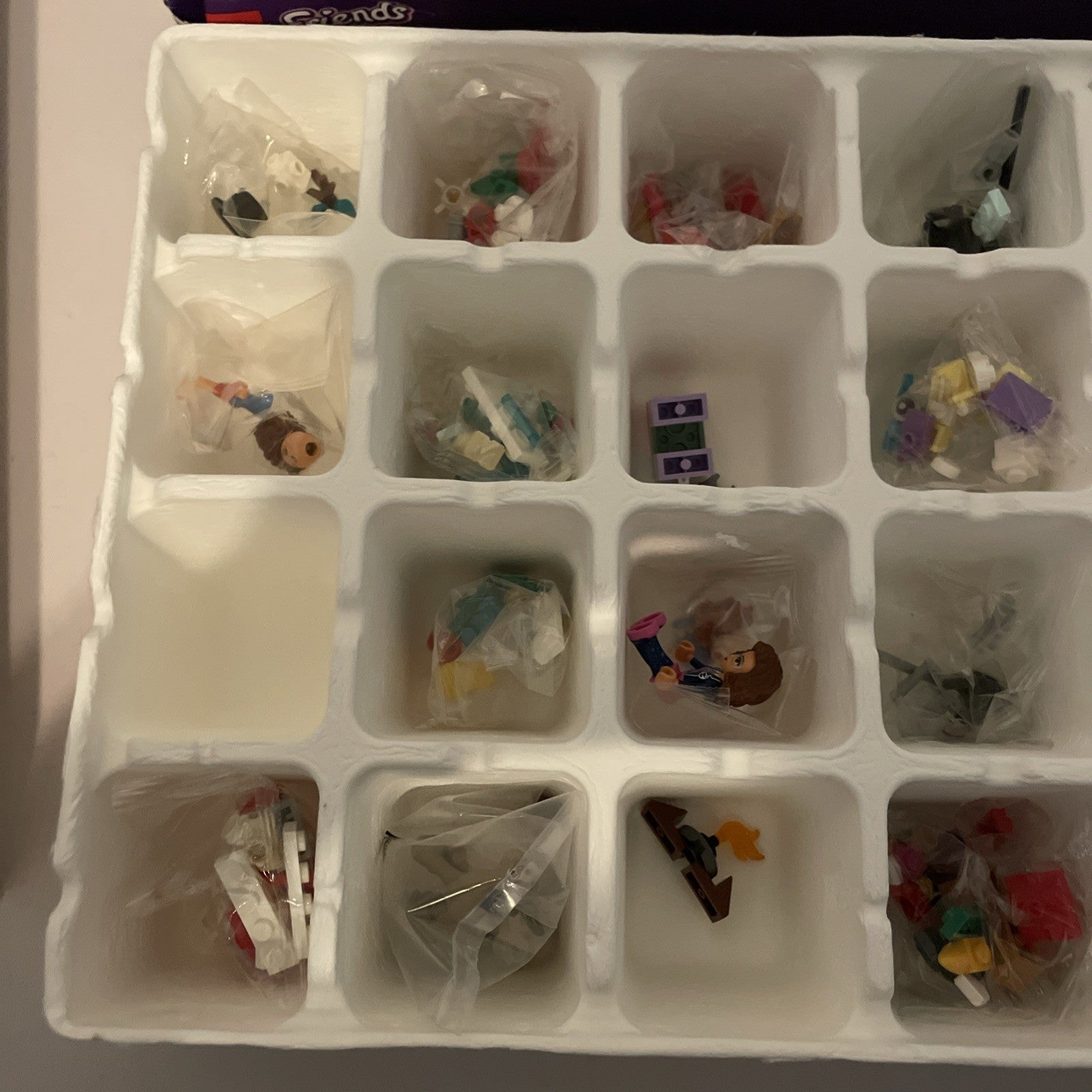 LEGO Friends Advent Calendar 41706 Mostly new in damaged open box