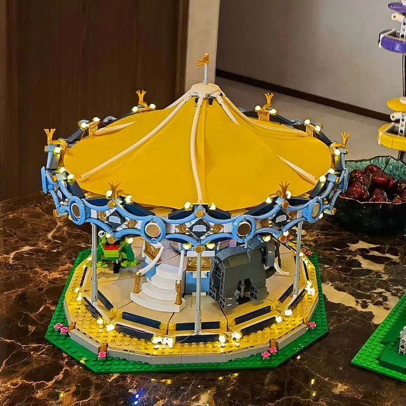 MOC 15036 Creator Expert Motorized Carousel Bricks Toy