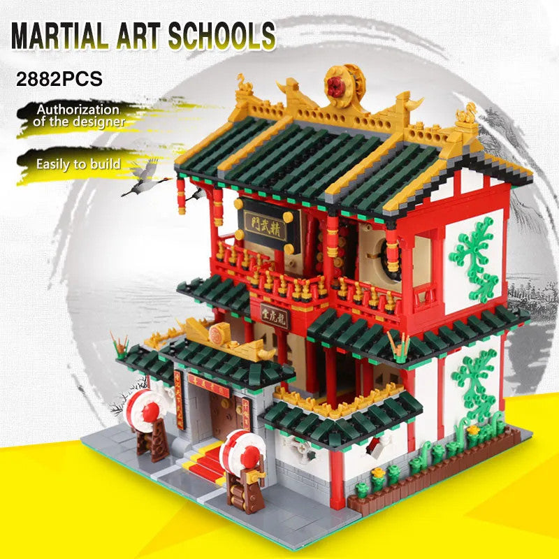 Creator Expert MOC Martial Art School Bricks Toy