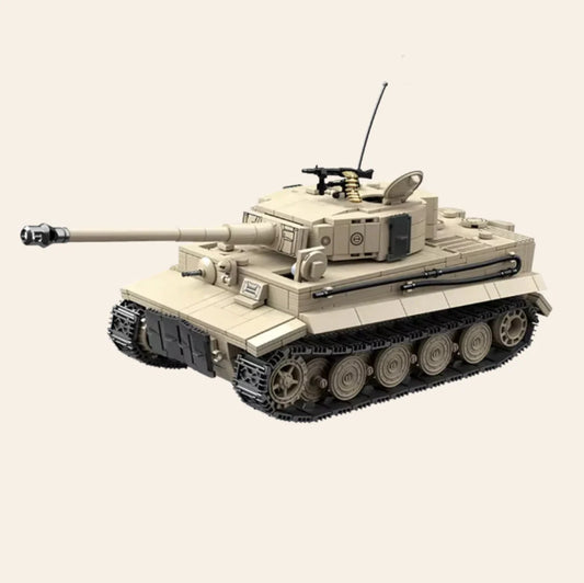NEW Tiger I Tank Building Blocks Set Model Adults MOC WW2 German Military Army