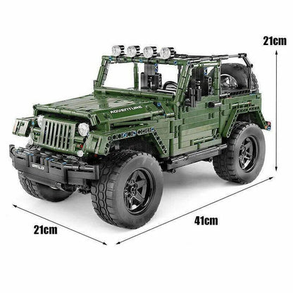 MOC Expert Wrangler Off Road Car SUV Bricks Toys 13124