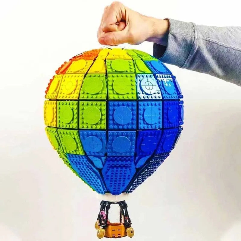 MOC Expert Creator Rainbow Balloon Bricks Toys