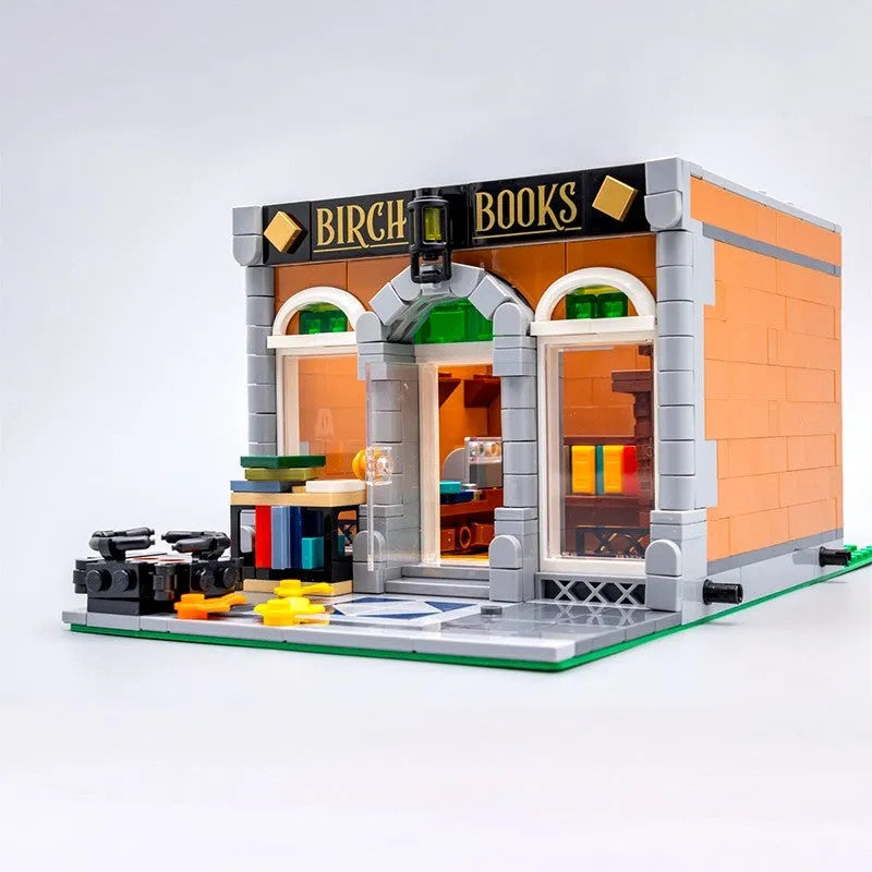 Expert MOC 10201 Creator City Book Store Shop Bricks Toy