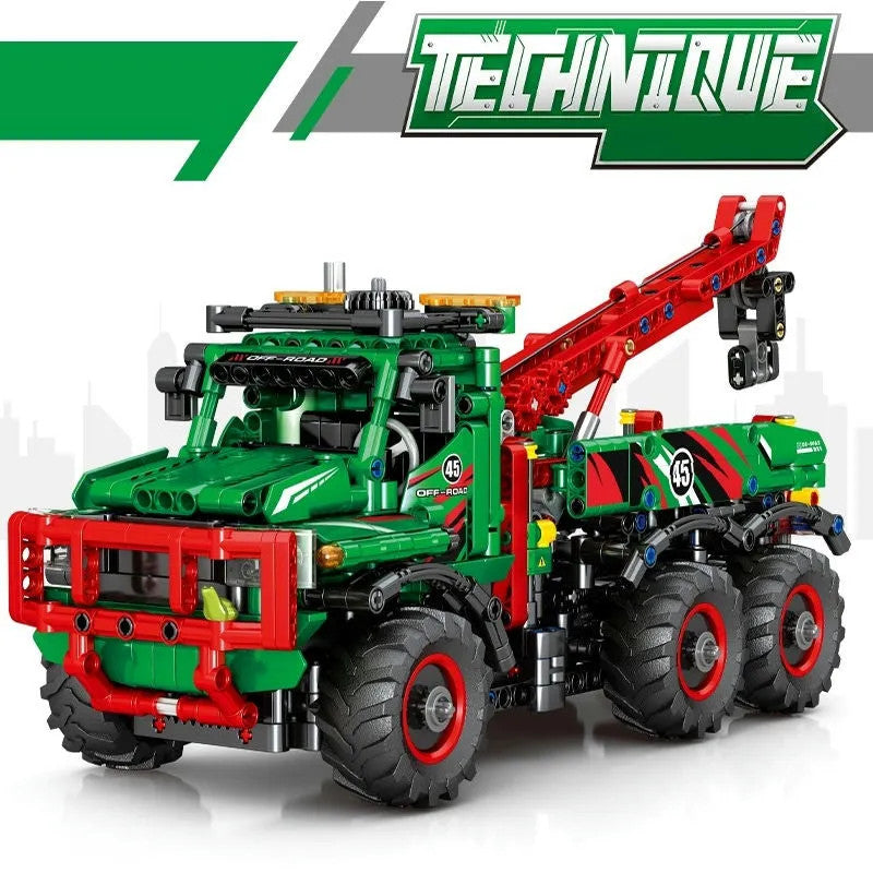 MOC City All Terrain Mountain Car Truck Bricks Toys