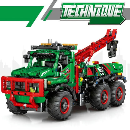 MOC City All Terrain Mountain Car Truck Bricks Toys