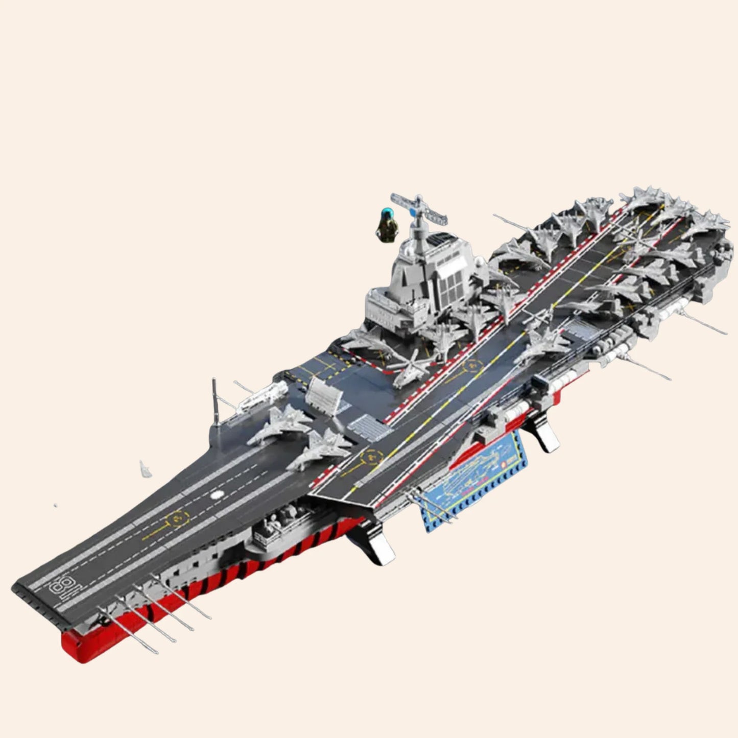 NEW Fujian Aircraft Carrier Warship Building Blocks Set Model Adults MOC Navy
