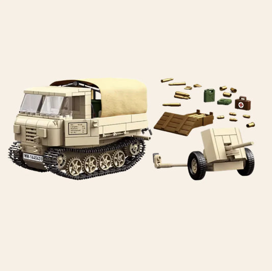 NEW RSO/01 Tractor Building Blocks Set Model Adults MOC WW2 German Military