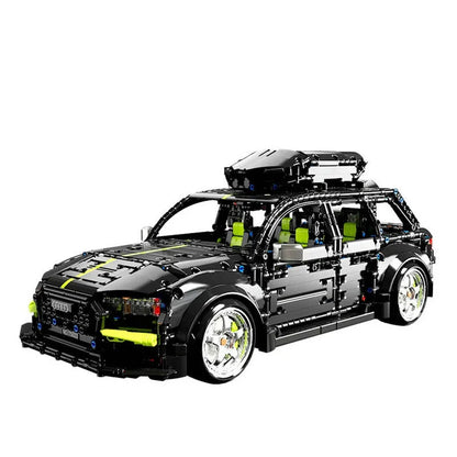 MOC Motorized RC Audi RS6 Avant Racing Car Bricks Toy T5023
