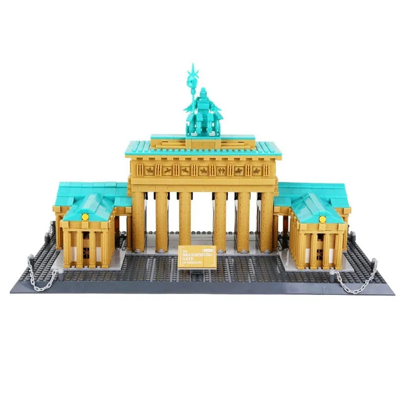 MOC Architecture Berlin Brandenburg Gate Bricks Toy