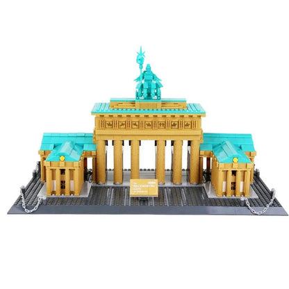MOC Architecture Berlin Brandenburg Gate Bricks Toy