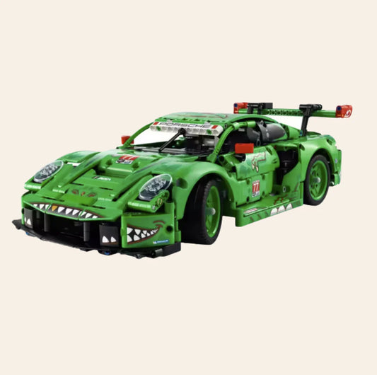 NEW GT Dinosaur Race Car Building Blocks Set Model Adults MOC Technic Speed