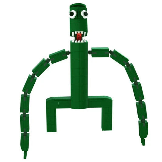 NEW 336PCS Rainbow Friends Green Monster Building Blocks Figure