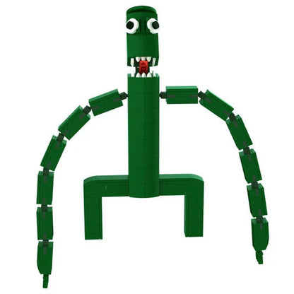 NEW 336PCS Rainbow Friends Green Monster Building Blocks Figure