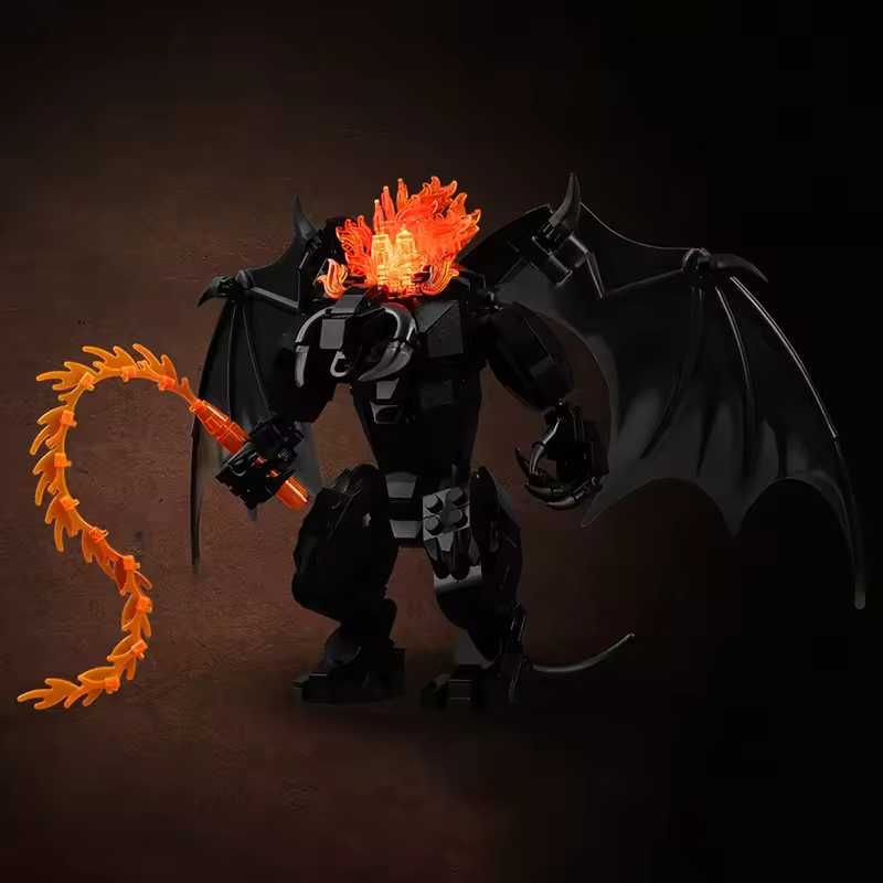 NEW Custom Lord of the Rings Balrog Figure LOTR MOC Building Set