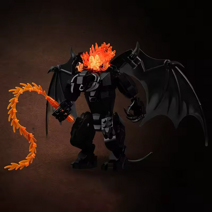 NEW Custom Lord of the Rings Balrog Figure LOTR MOC Building Set
