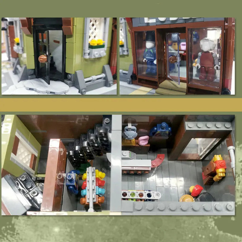 MOC Creator Expert City Corner Mall Store Bricks Toy 0919