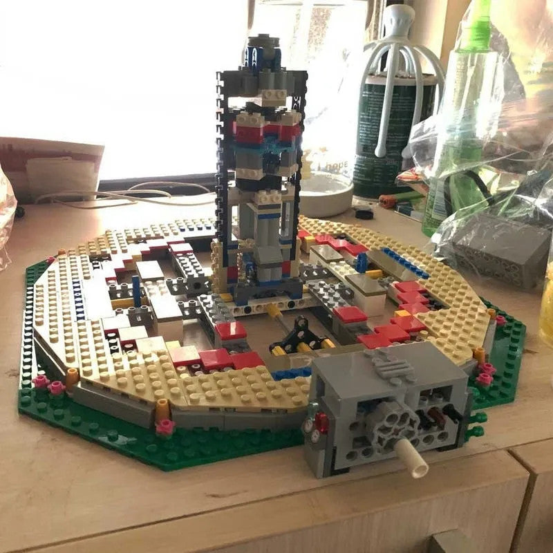 MOC 15036 Creator Expert Motorized Carousel Bricks Toy