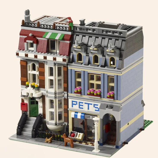 NEW 2032 PCS Pet Shop Unbranded Building Block Set Modular Model Adults MOC