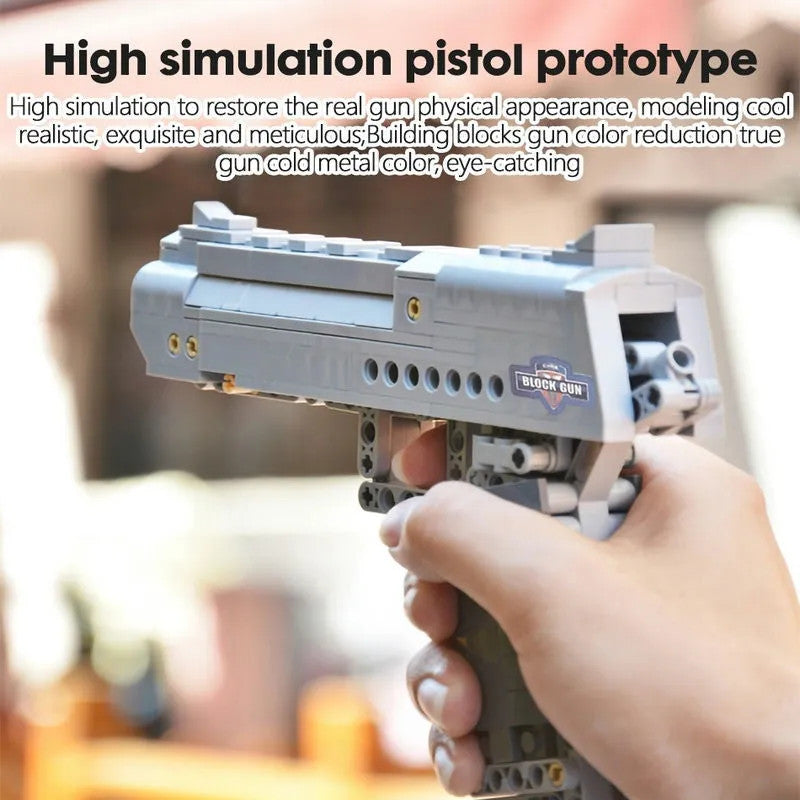 MOC Military Weapon Desert Eagle Pistol Gun Bricks Toys
