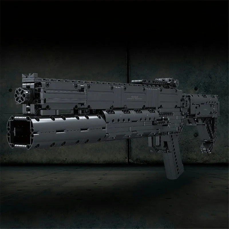 MOC Military Motorized Grenade Launcher Gun Bricks Toy 14014