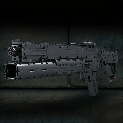 MOC Military Motorized Grenade Launcher Gun Bricks Toy 14014