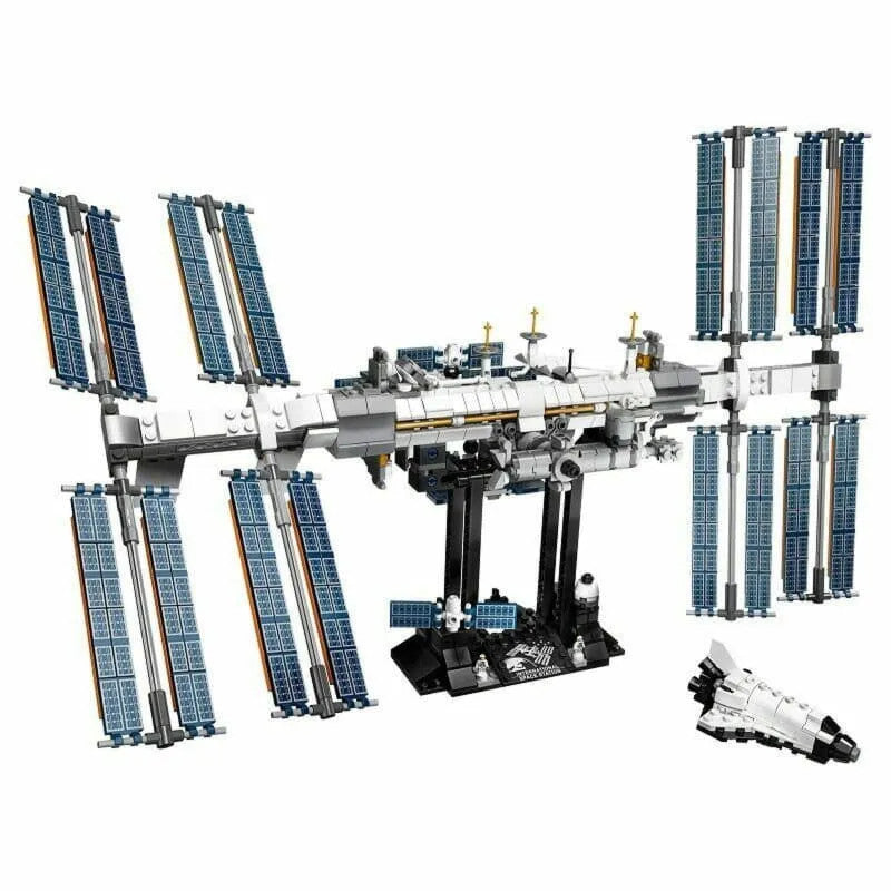 MOC Ideas International Space Station Bricks Toy 60004