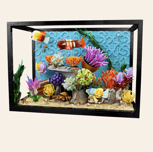 NEW 4154 PCS Tropical Aquarium Unbranded Building Block Set Model Adults MOC