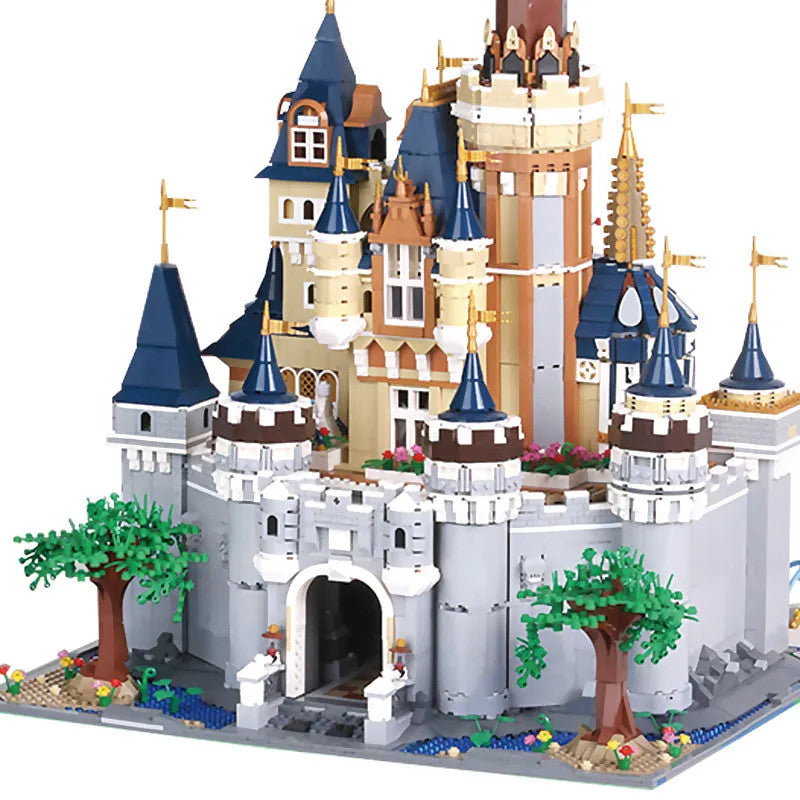 MOC Creative Expert Girl Princess Paradise Castle Bricks Toy