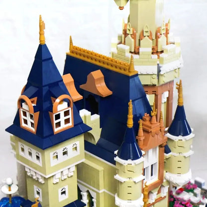 MOC Creative Expert Girl Princess Paradise Castle Bricks Toy