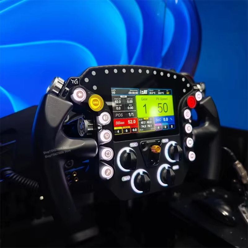 NEW GTEPro Racing Wheel PC 5" HD Screen for Fanatec Simagic Moza Base HIGH QUAL