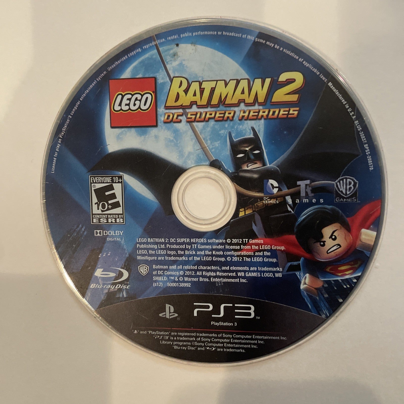 LEGO Batman 2: DC Super Heroes (Sony PlayStation 3, 2012)
